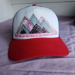 Hand sriched trucker hat
